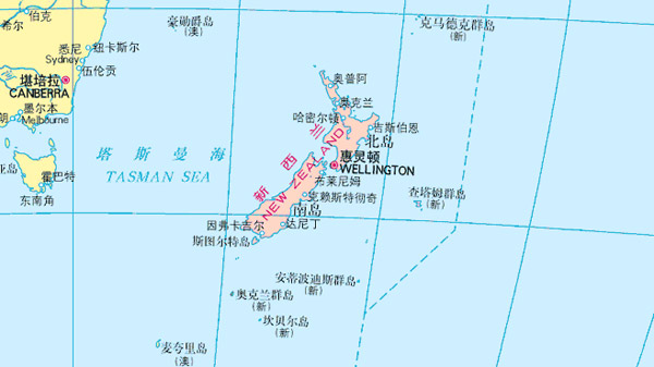 基督城(克賴(lài)斯特徹奇)在地圖上的位置